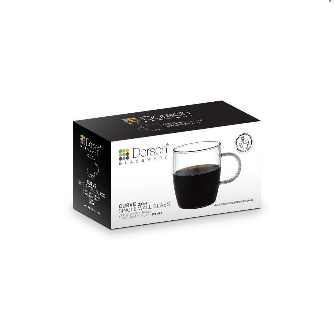 Curve Coffee cups – 2 pcs.