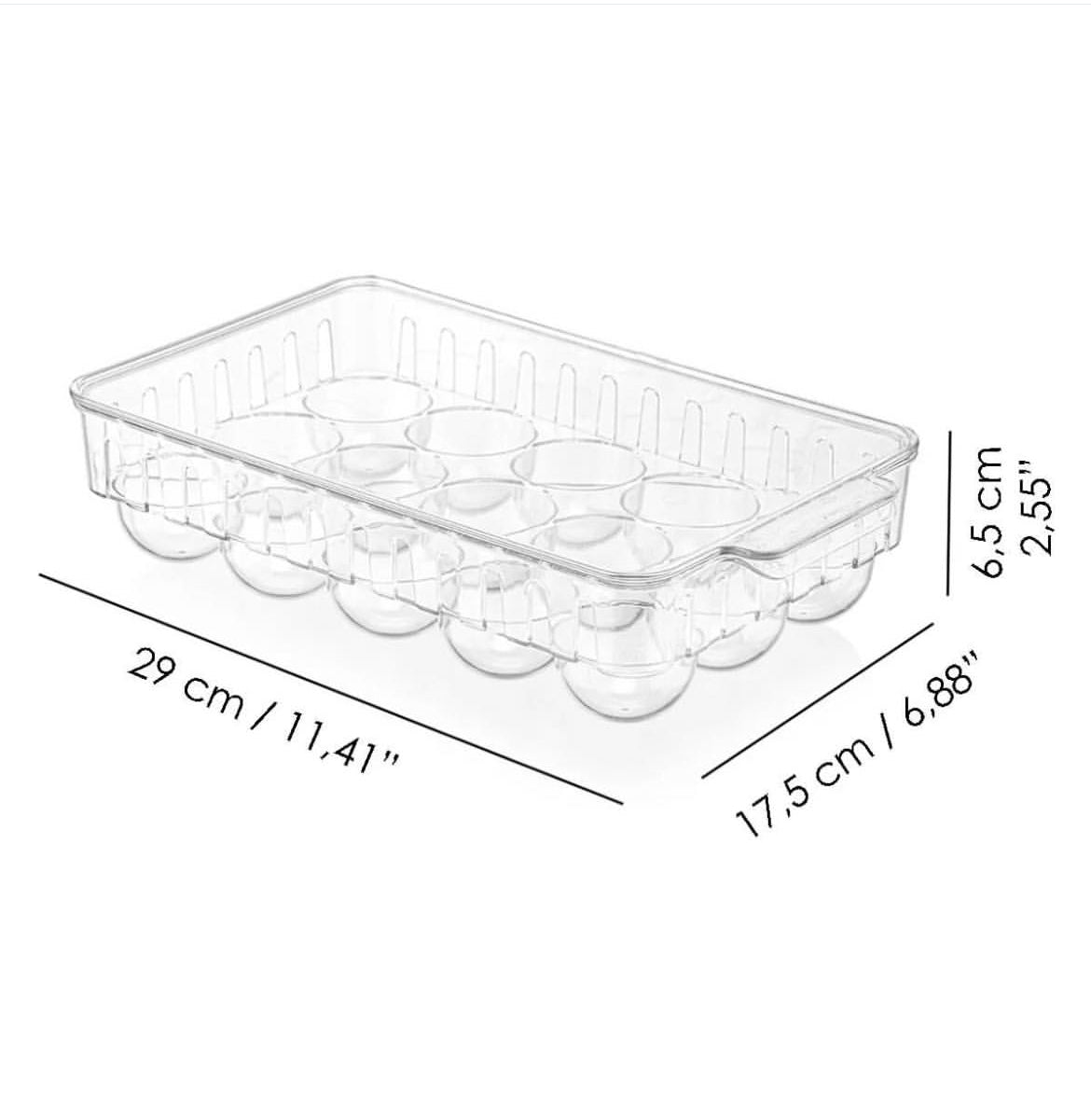 15 Compartment Egg Storage Box With Lid