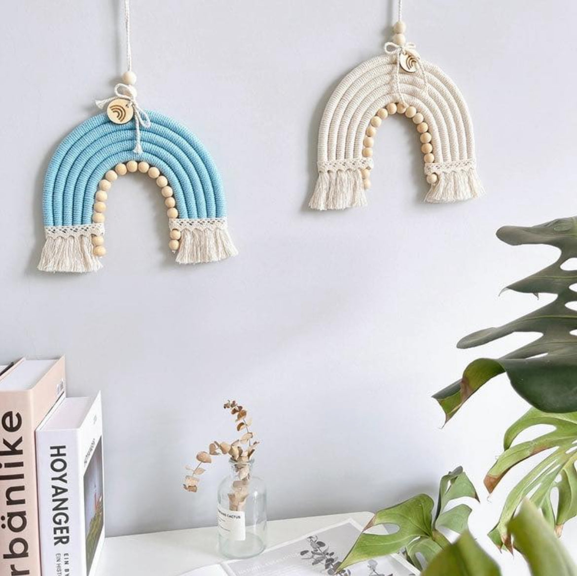 Macrame Rainbow Wall Hanging Decoration