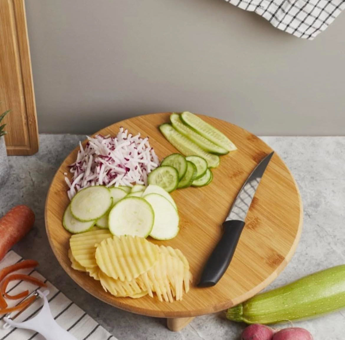 Bamboo Round Cutting Board
