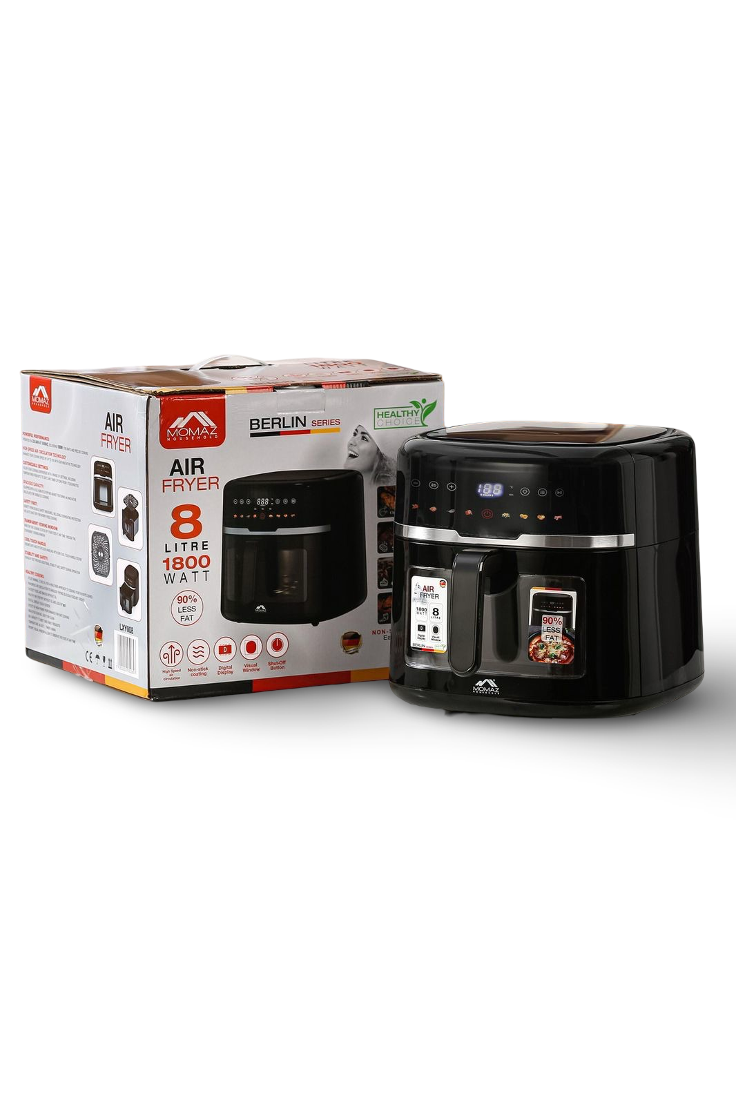 Momaz Air Fryer 8L 1800W