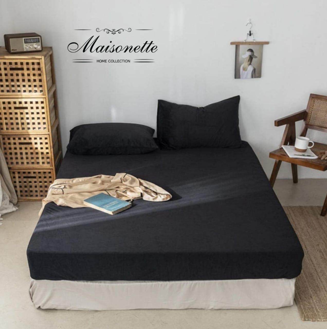 Maisonette Winter Collection – Mohair Fitted Bed Cover Set (Double, 3-Piece)