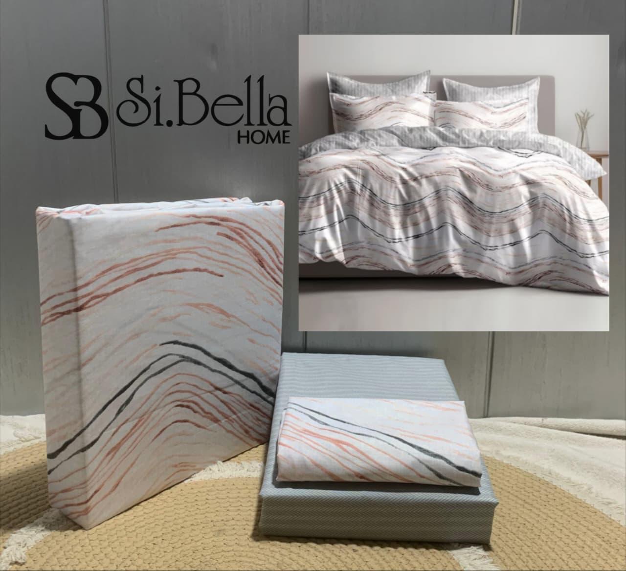 4-Piece Double Bedding Set – Fitted Sheet, Duvet Cover & 2 Pillowcases