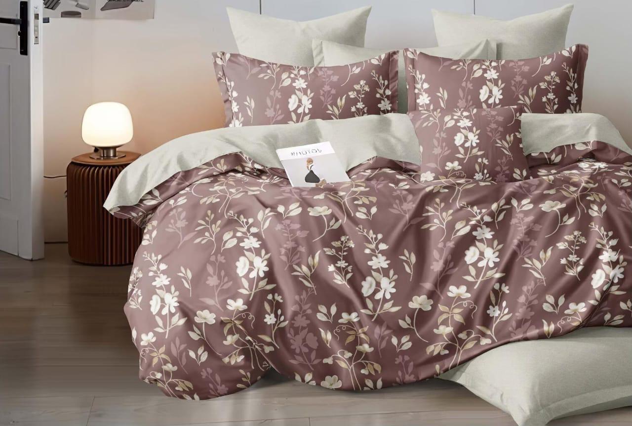 4-Piece Double Bedding Set – Fitted Sheet, Duvet Cover & 2 Pillowcases