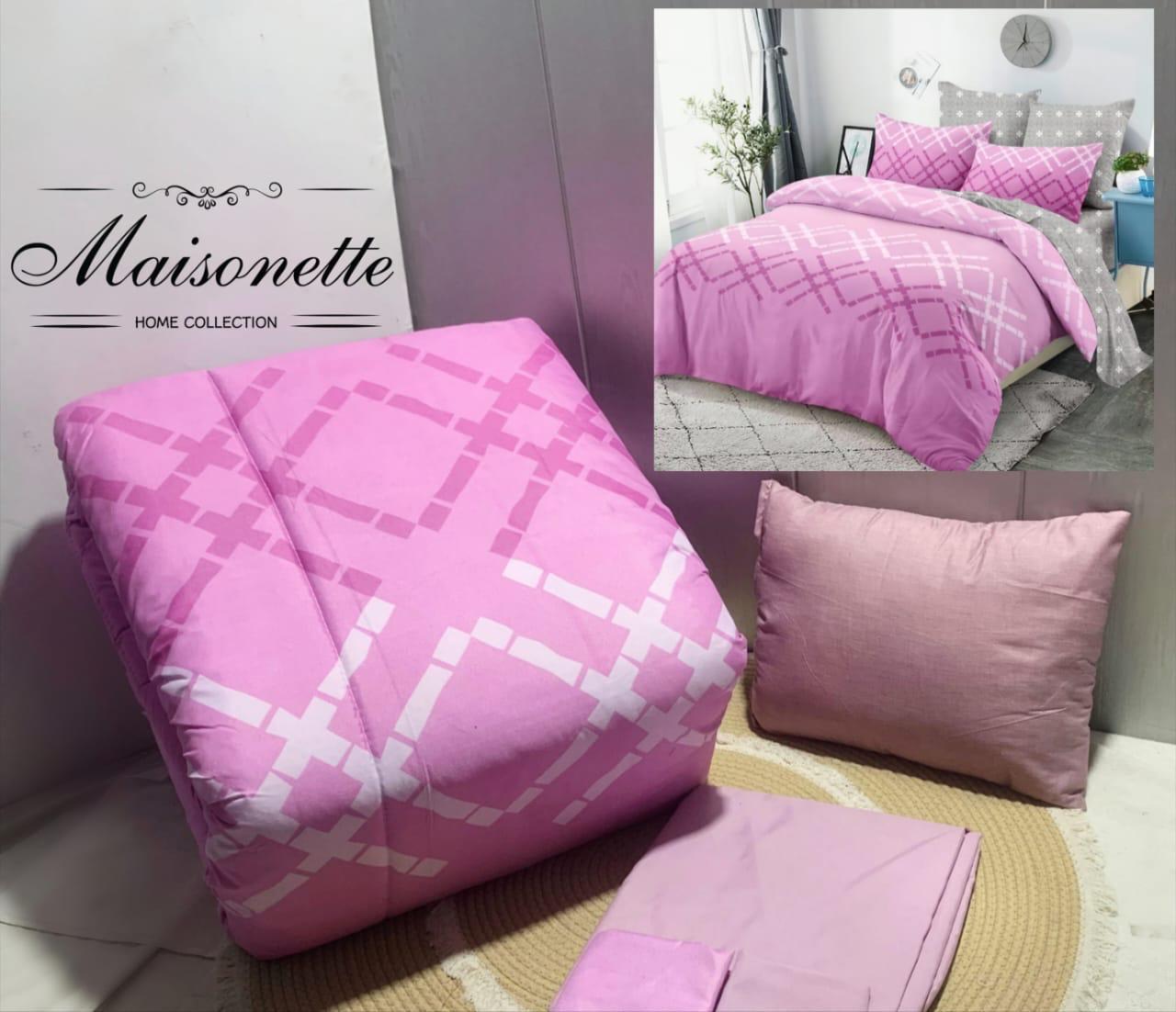 Maisonette New Collection – Comforter Set (Single & Half, 5-Piece)