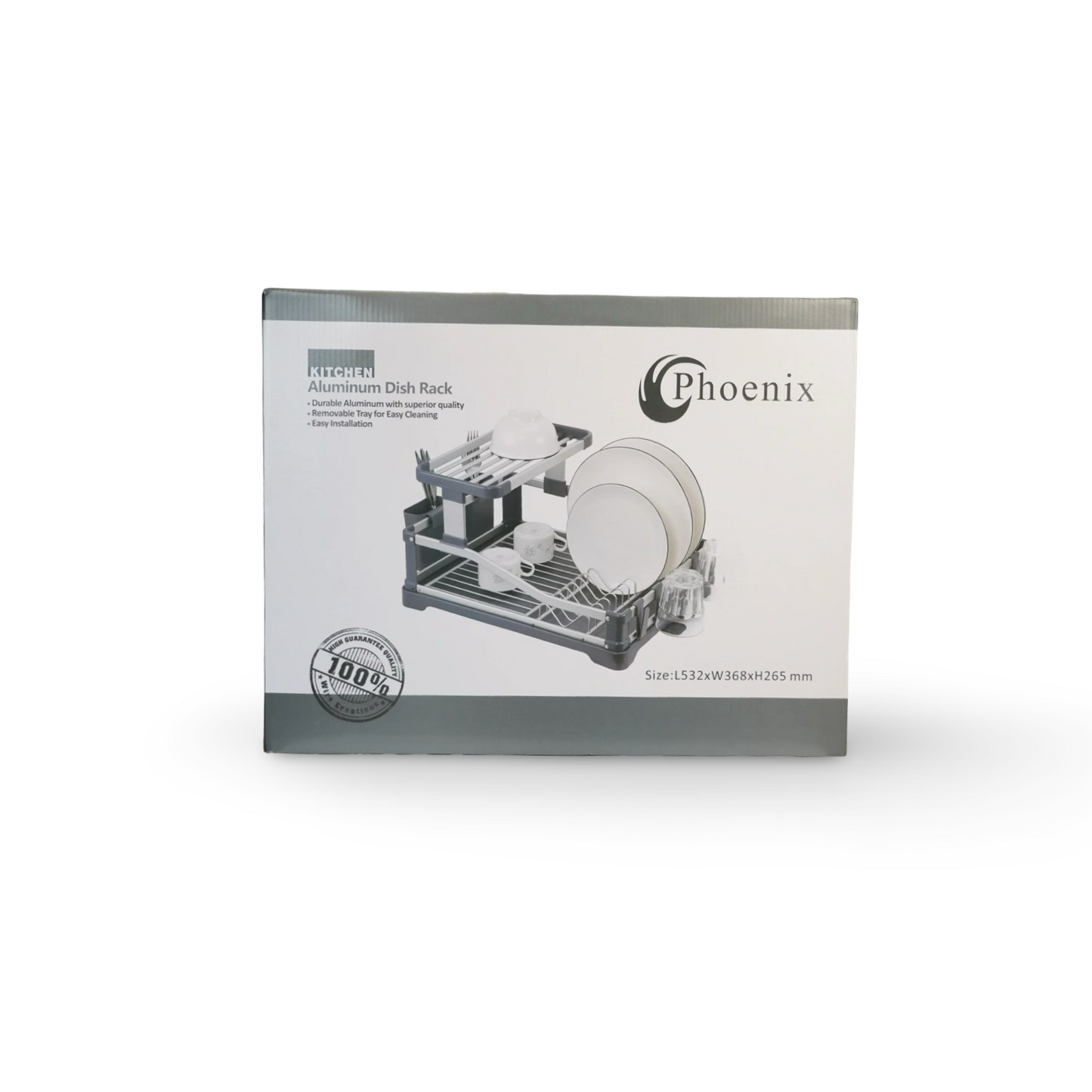 Phoenix 2-Tier Aluminum Dish Rack