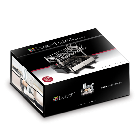 Dorsch Dish Rack Stainless Steel 2-Tier