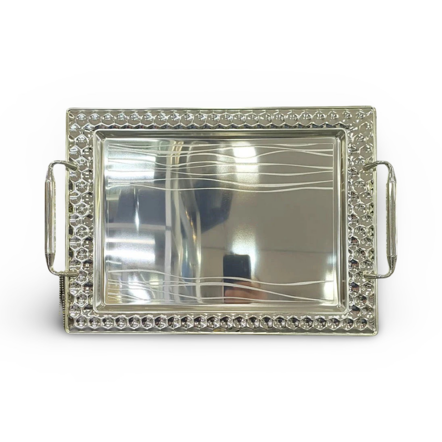 Phoenix Silver Serving Trays In Diverse Patterns