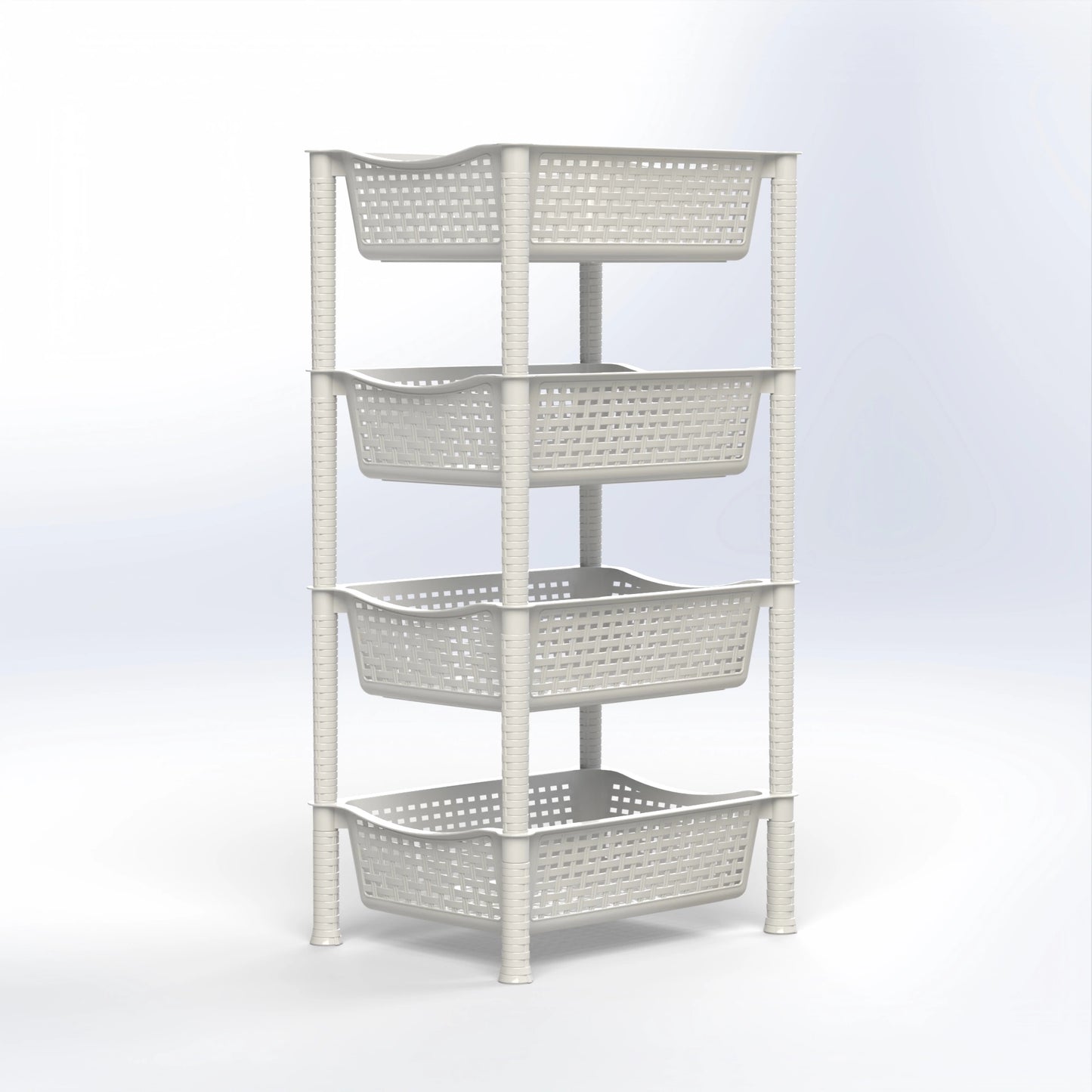 GAMMA | RECTANGULAR 4 LEVEL OPEN STORAGE ORGANIZER