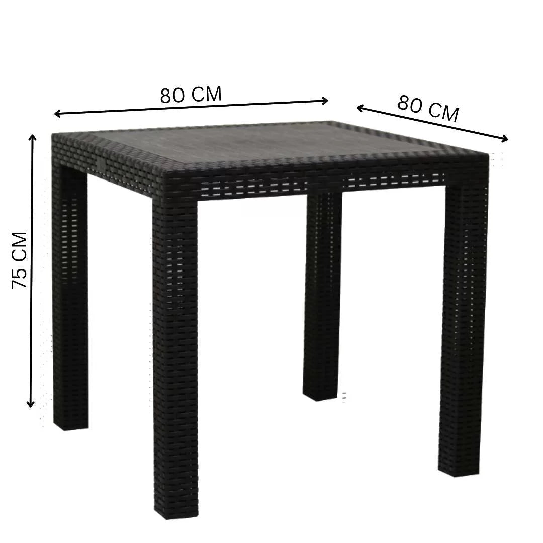 AURORA | SQUARE RATTAN TABLE