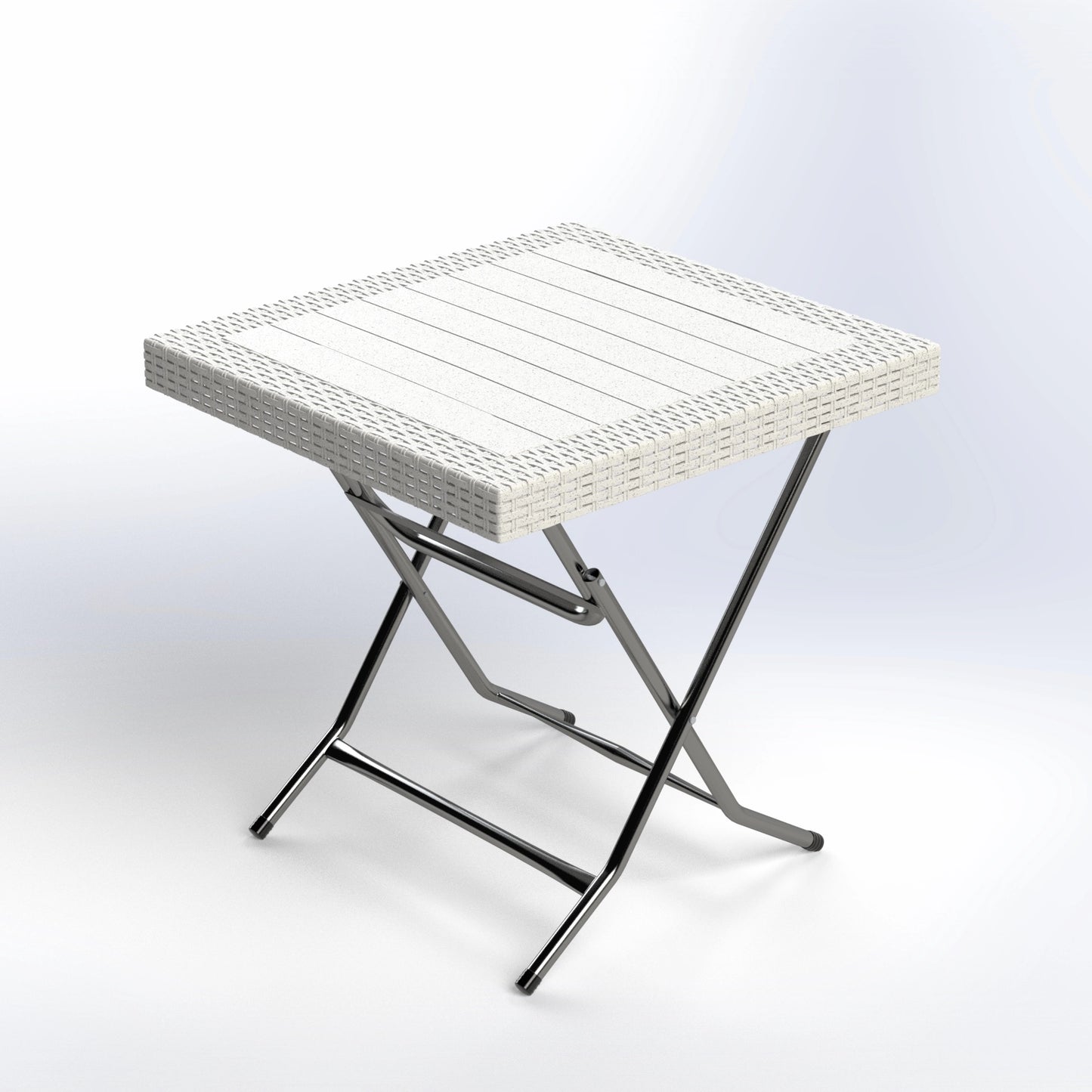 AURORA | SQUARE RATTAN FOLDABLE TABLE | 80*80*75