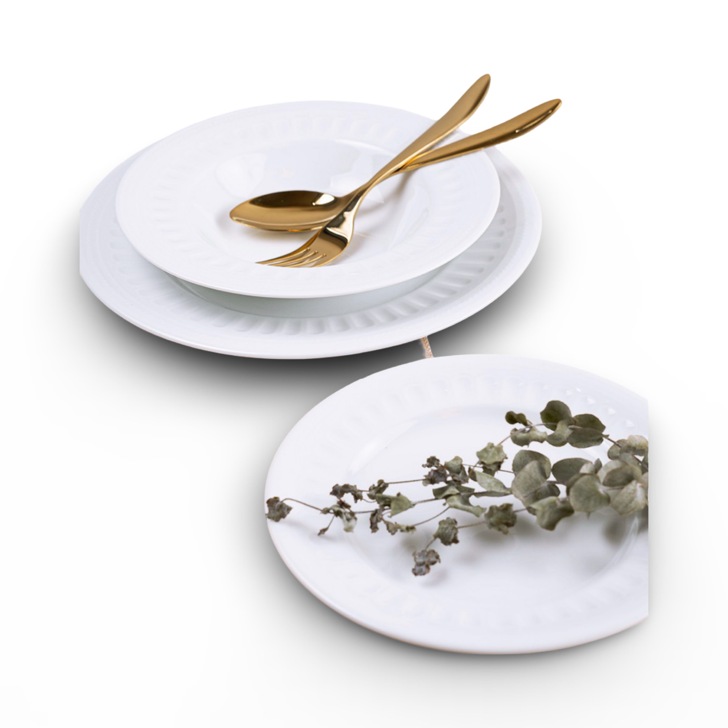 Porcelain Plates Set of 3 Dozen