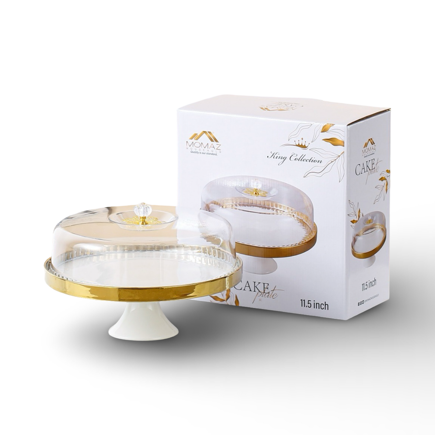 Momaz Golden Kato Canar cake On A Stand 11.5inch