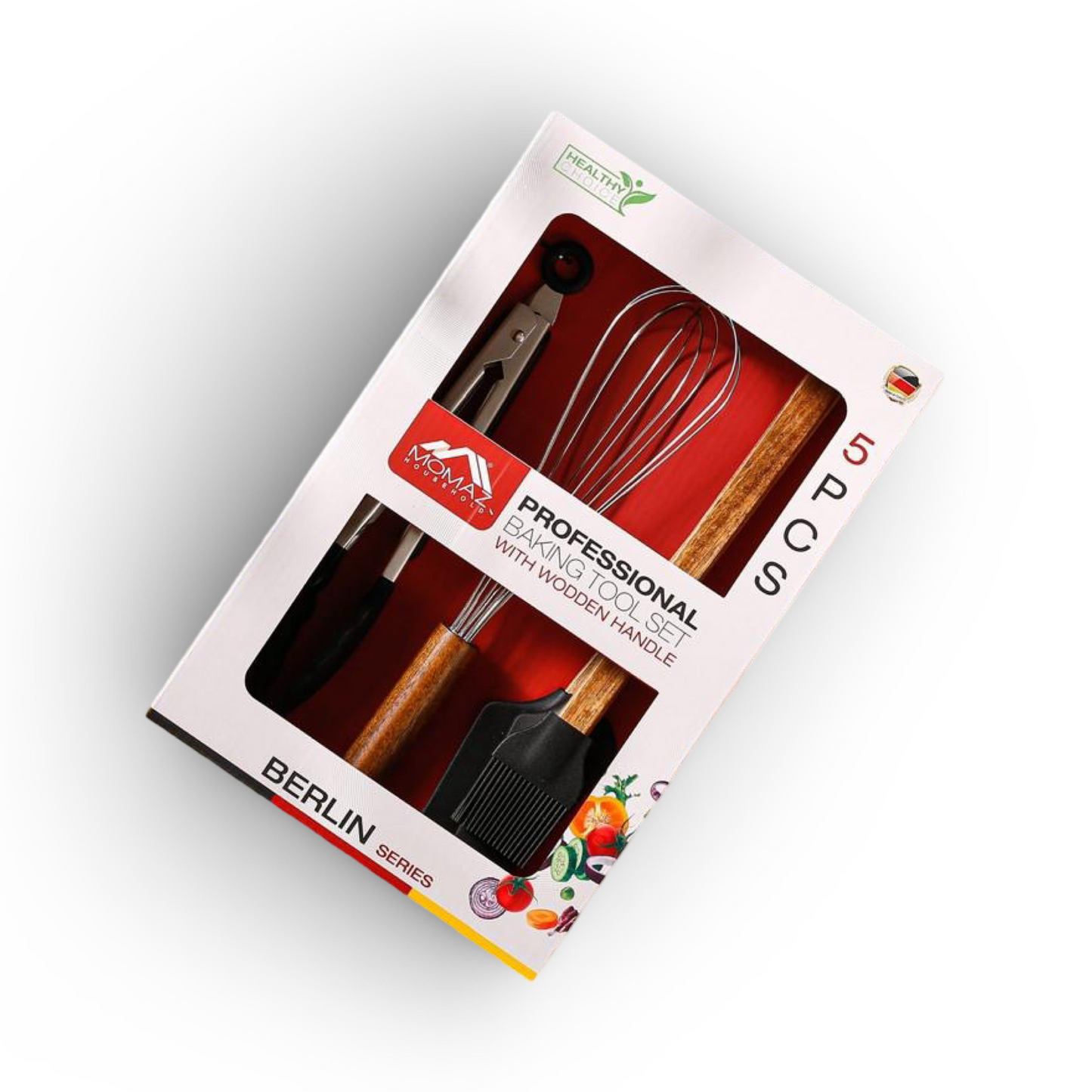 Momaz Baking Tools With Wooden Handle