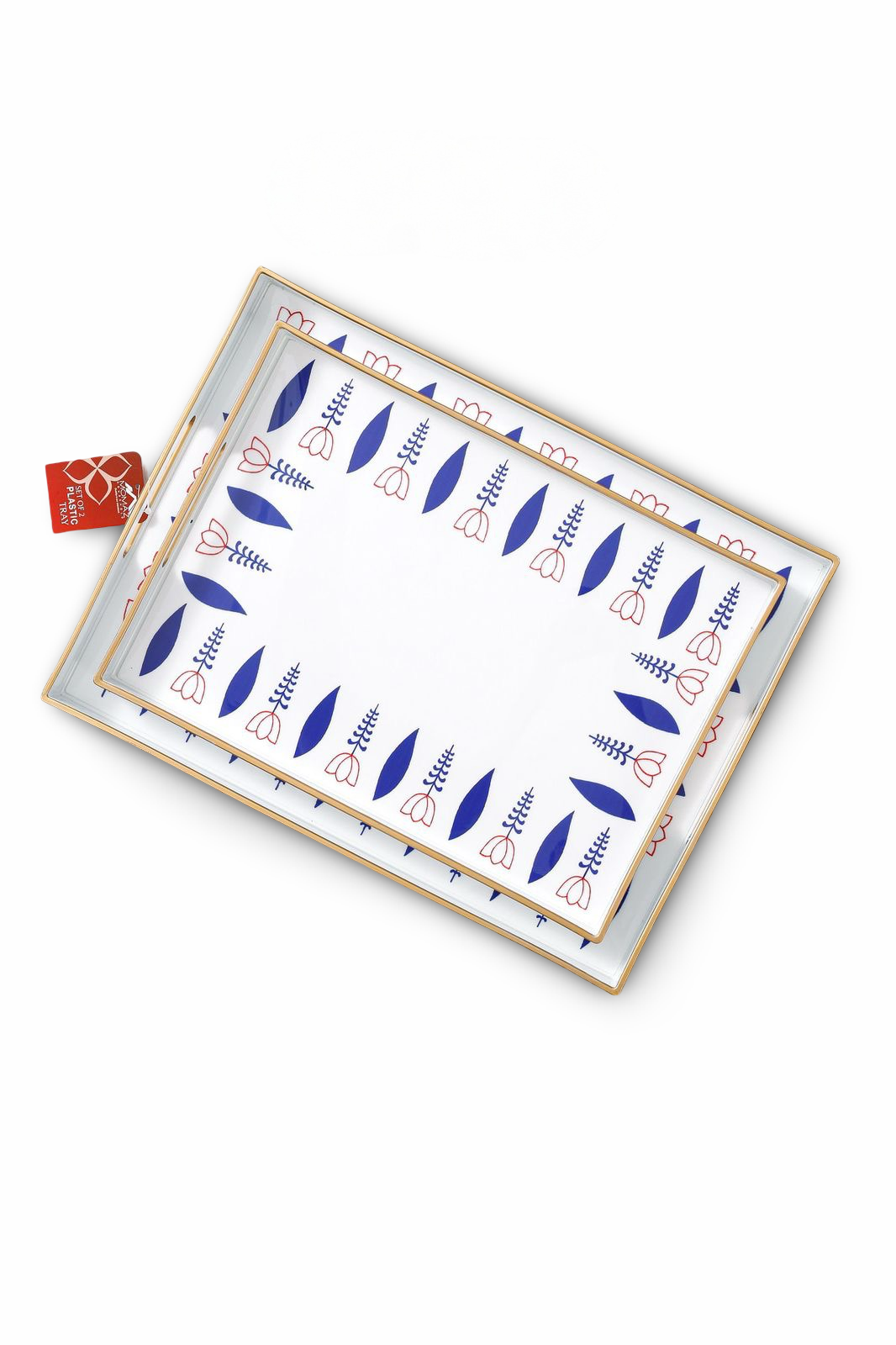 Momaz Plastic Serving Tray 2Pcs