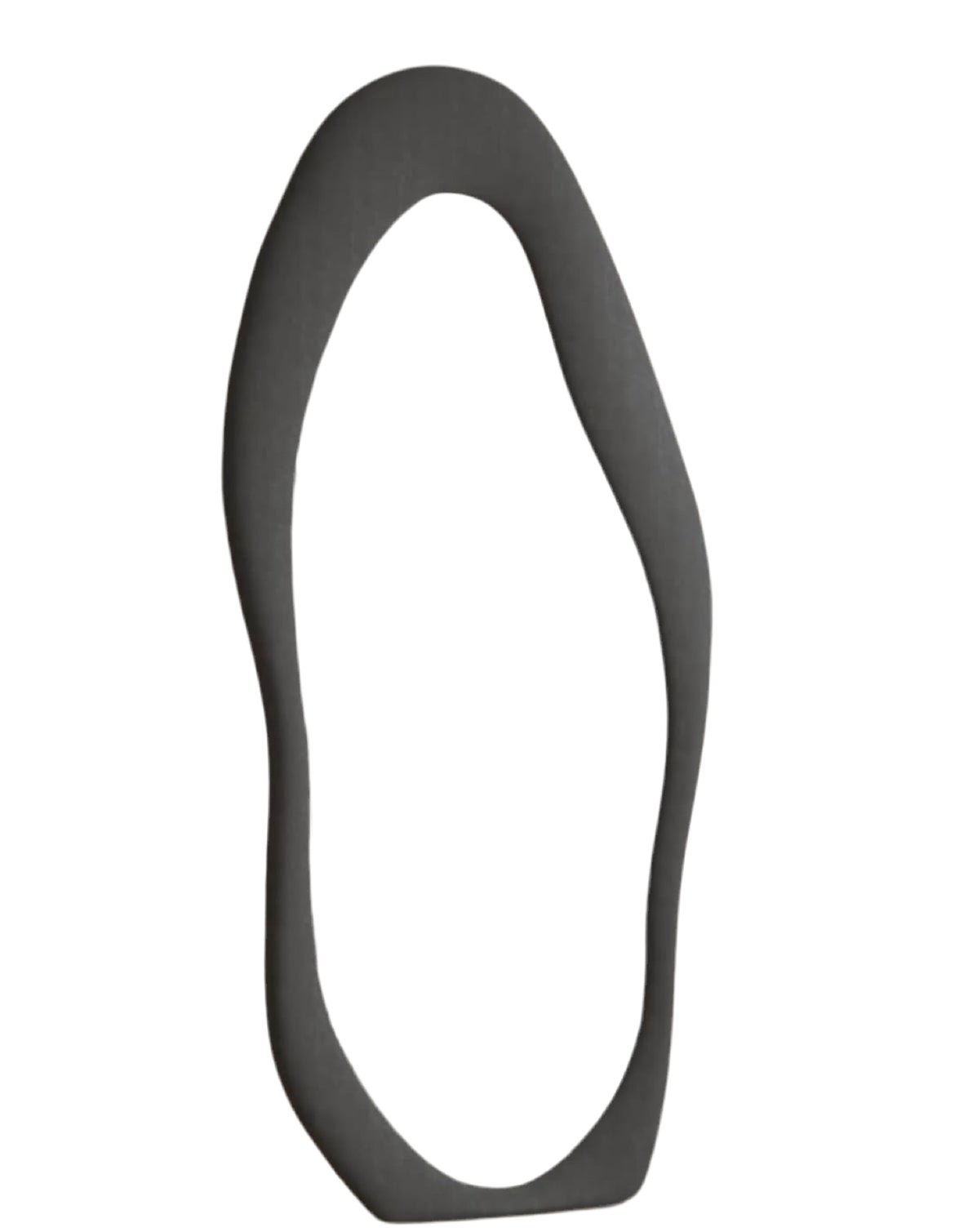 Wavy Velvet-Framed Mirror