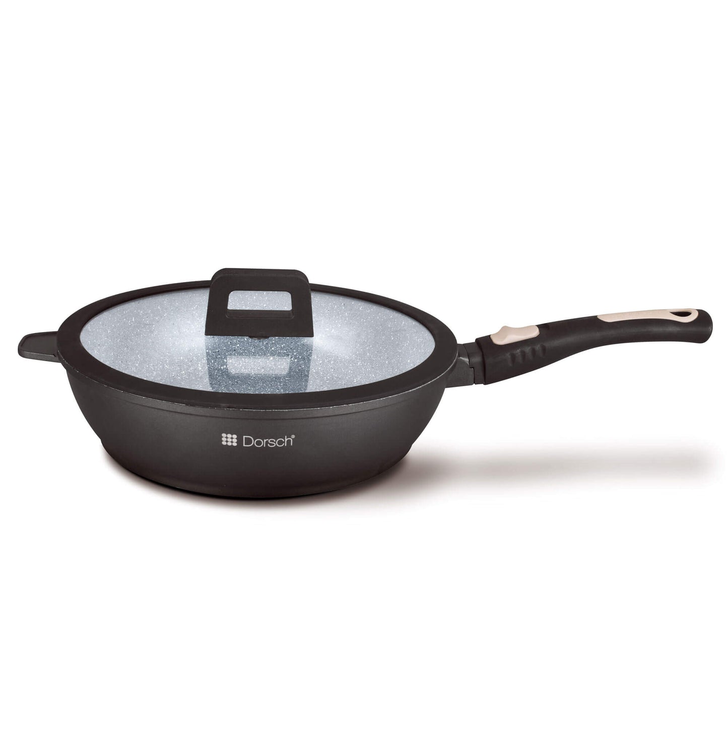 Nonstick Deep Fry Pan with Lid 28 cm