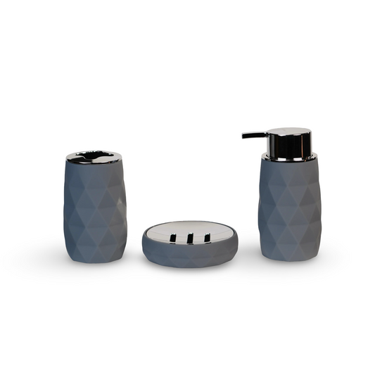 Phoenix Diamond Bathroom Accessory Set