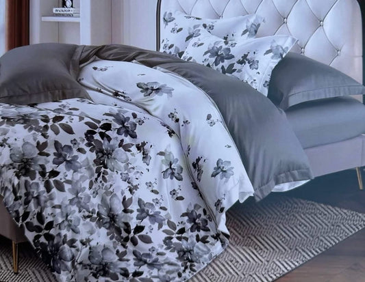 4-Piece Double Bedding Set – Fitted Sheet, Duvet Cover & 2 Pillowcases