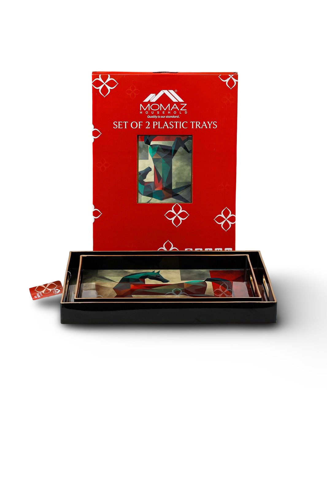 Momaz Plastic Serving Tray 2Pcs