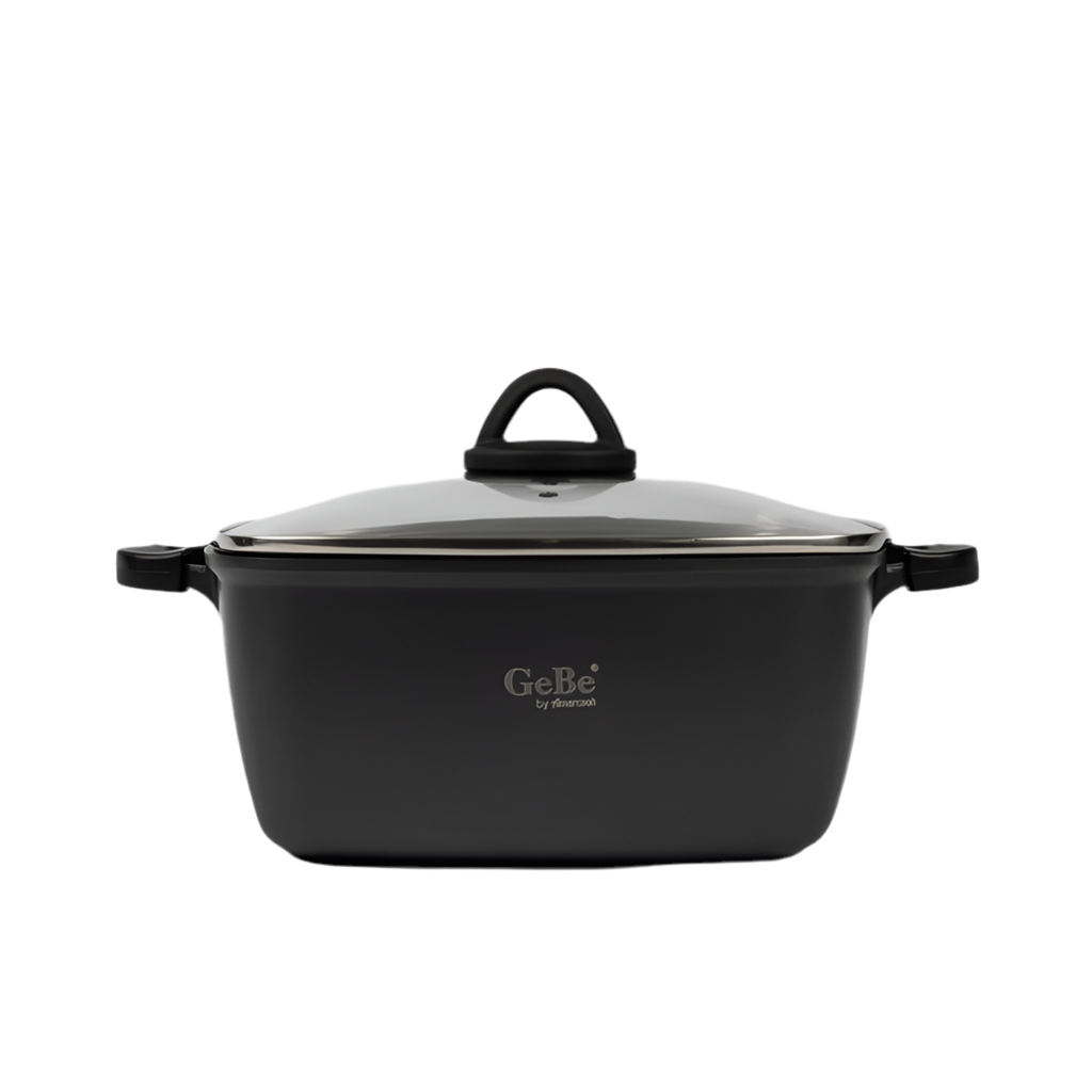 GeBe VENUS FRYER POT W/LID & FRYING BASKET 28x28cm