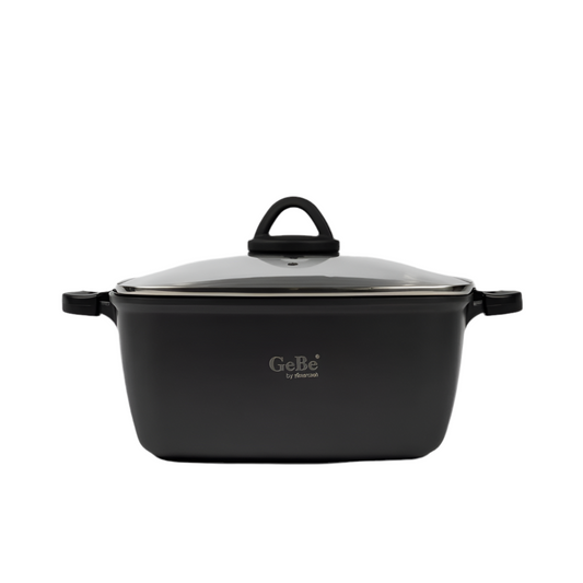 GeBe VENUS FRYER POT W/LID & FRYING BASKET 28x28cm