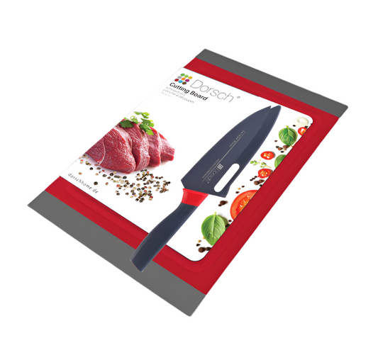 Cutting Board & Knives Set