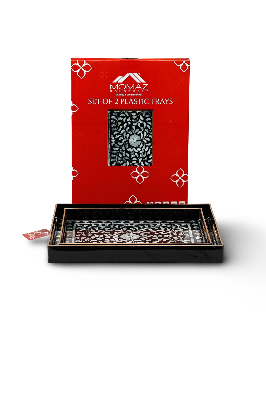 Momaz Plastic Serving Tray 2Pcs