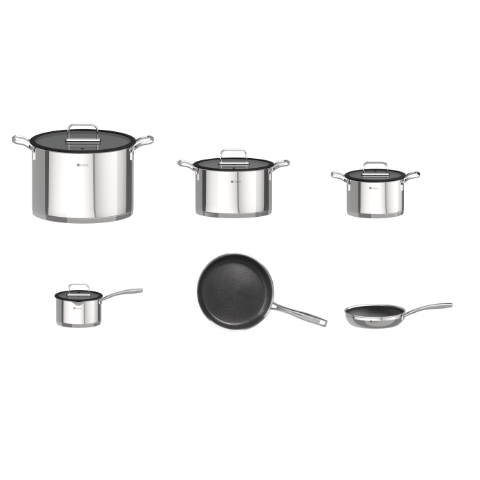 Dorsch Steel PRO Cookware SET - 10 pcs