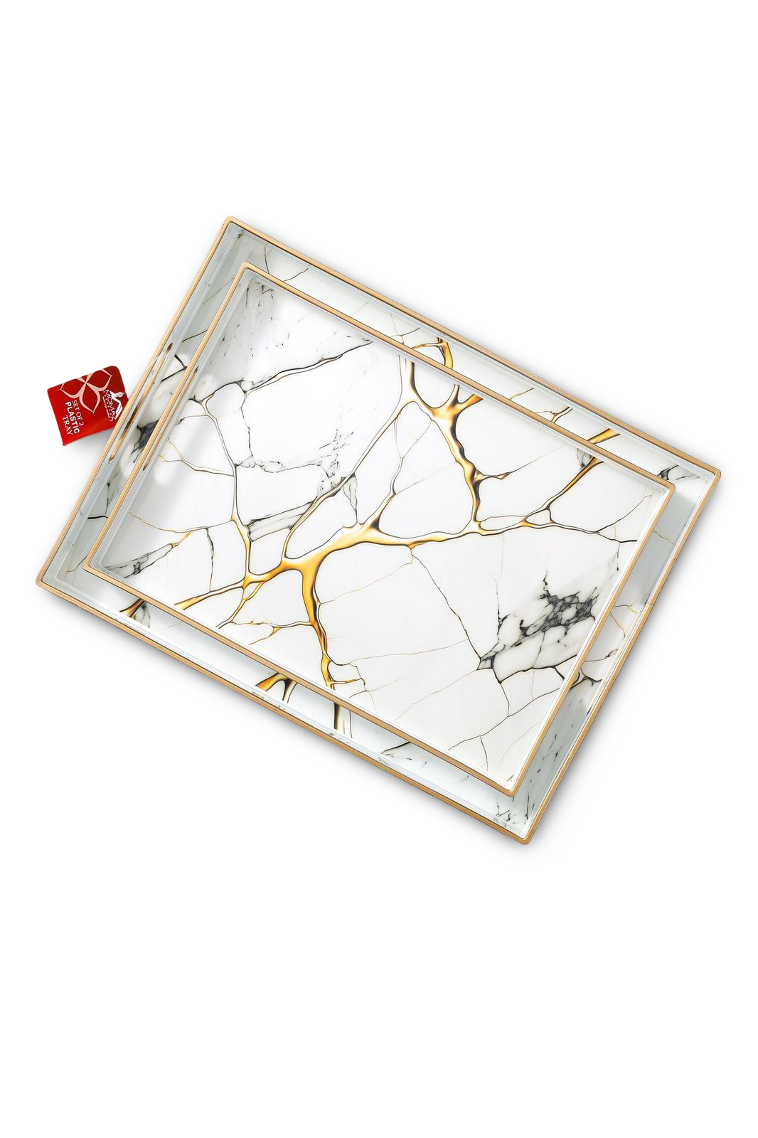 Momaz Plastic Serving Tray 2Pcs