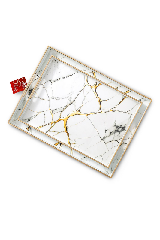 Momaz Plastic Serving Tray 2Pcs