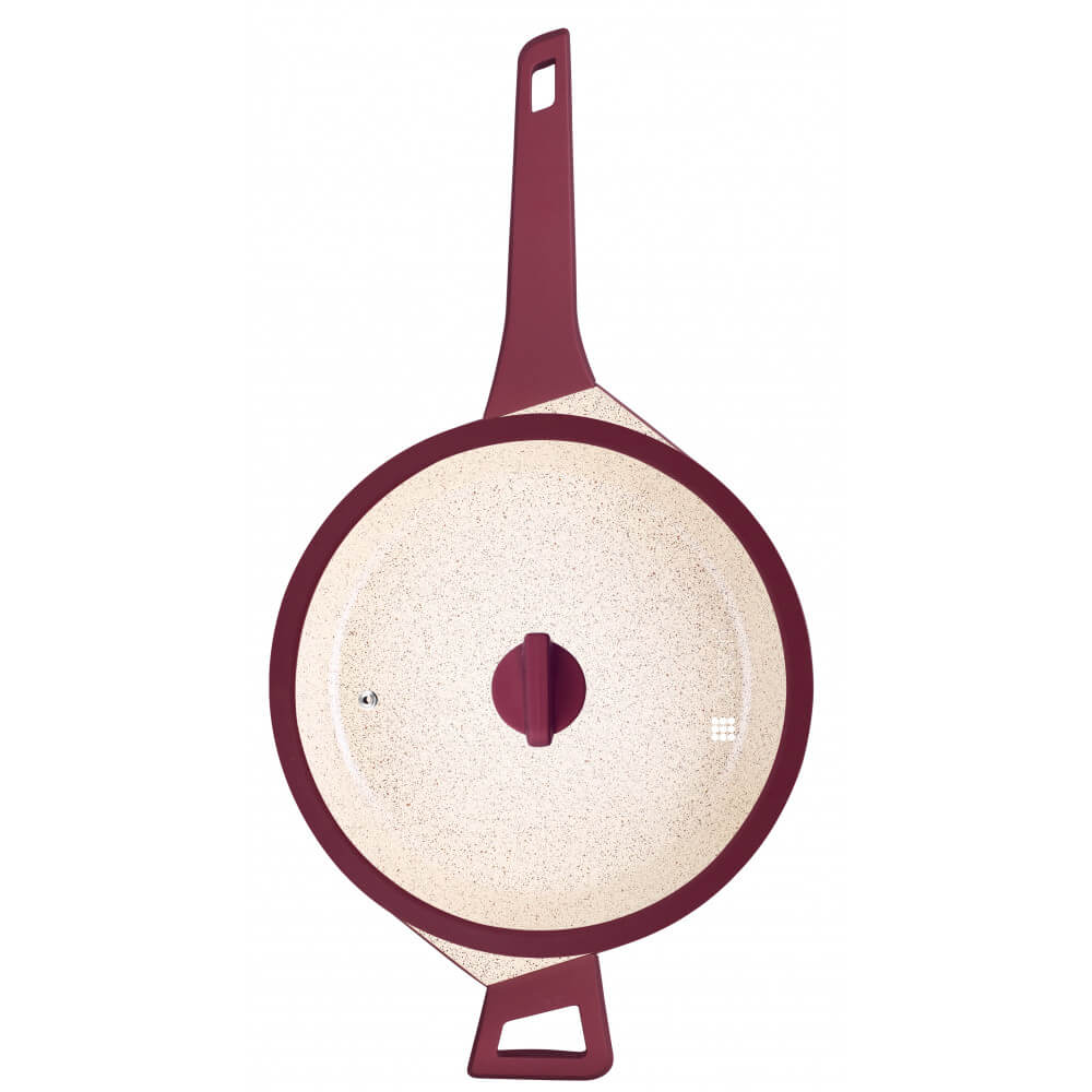 Nonstick Deep Fry Pan with Lid 28 cm