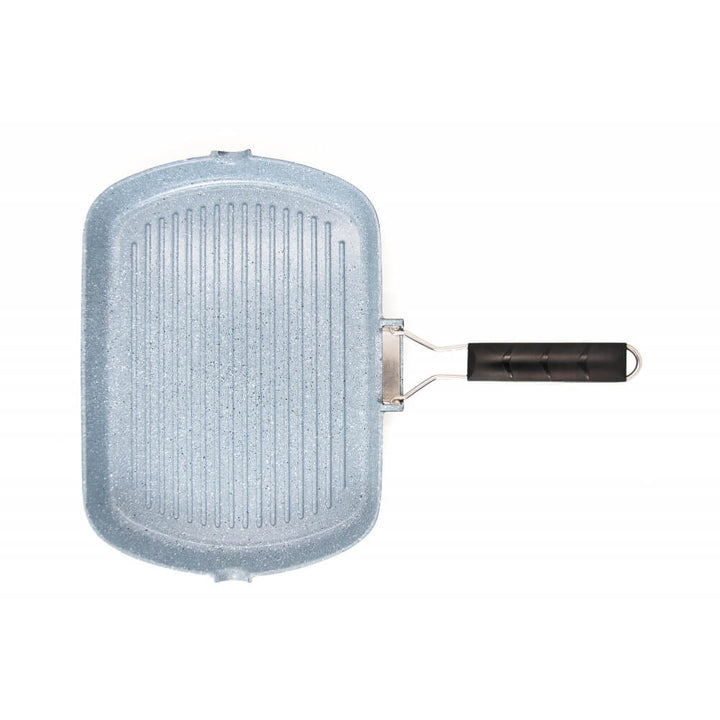 Dorsch Non-Stick Grill Pan with Foaldable Handle – 34 cm