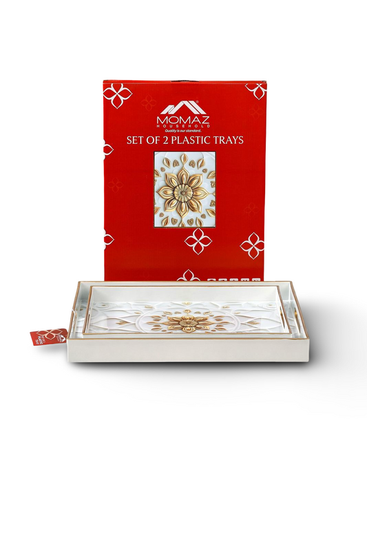 Momaz Plastic Serving Tray 2Pcs