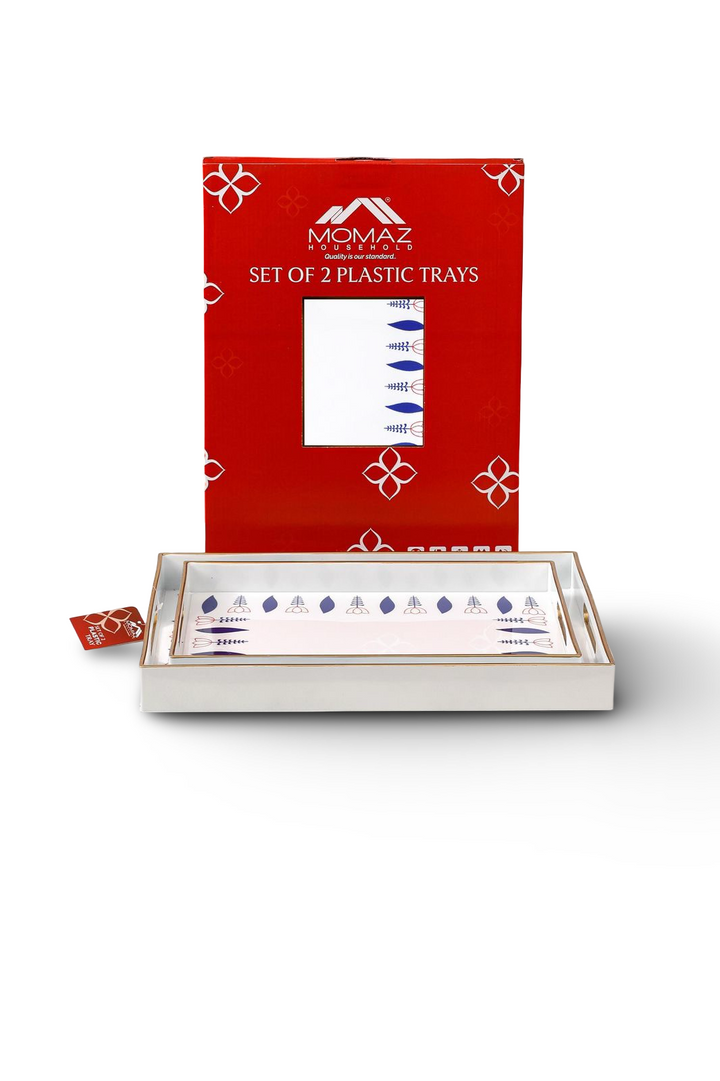 Momaz Plastic Serving Tray 2Pcs