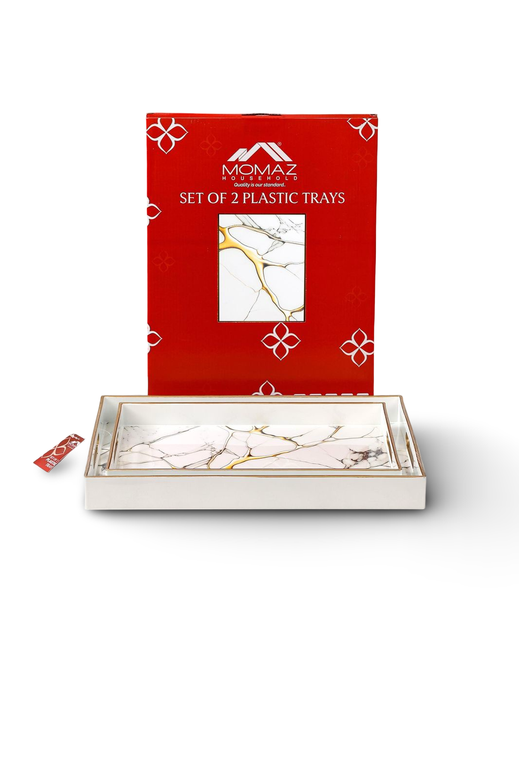 Momaz Plastic Serving Tray 2Pcs