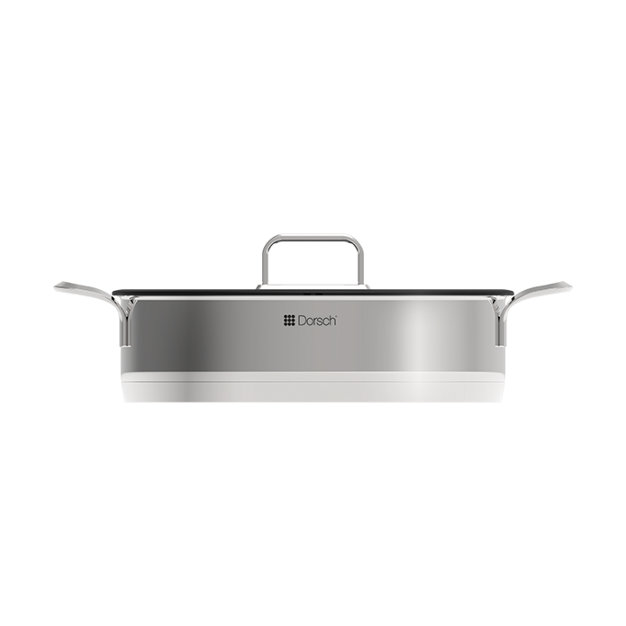 Steel Low Casserole 32cm 6.3L