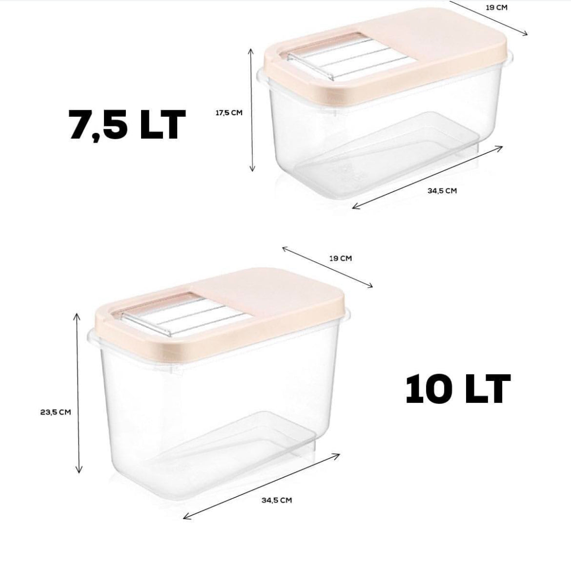 Swipe Cover Multibox Food Storage Box