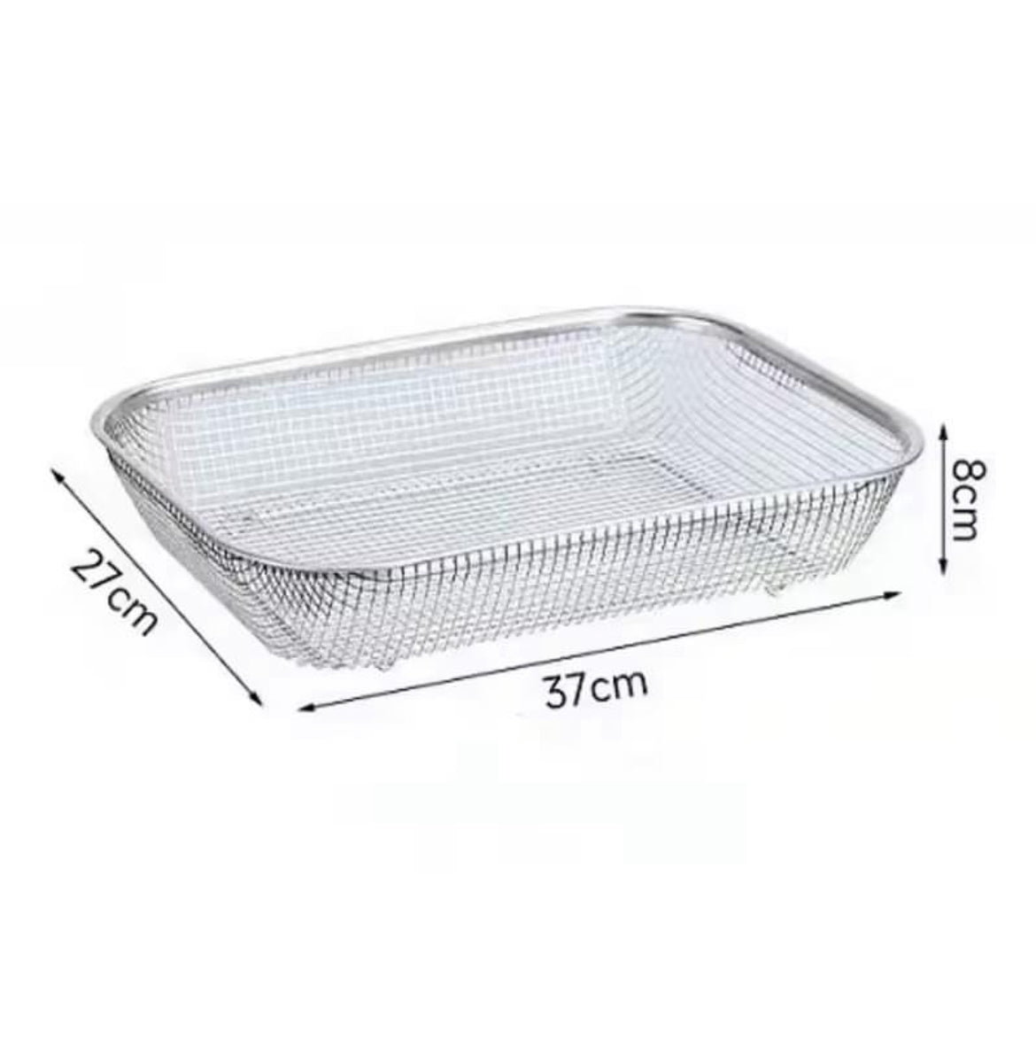 Rectangular Stainless Steel Drain Basket