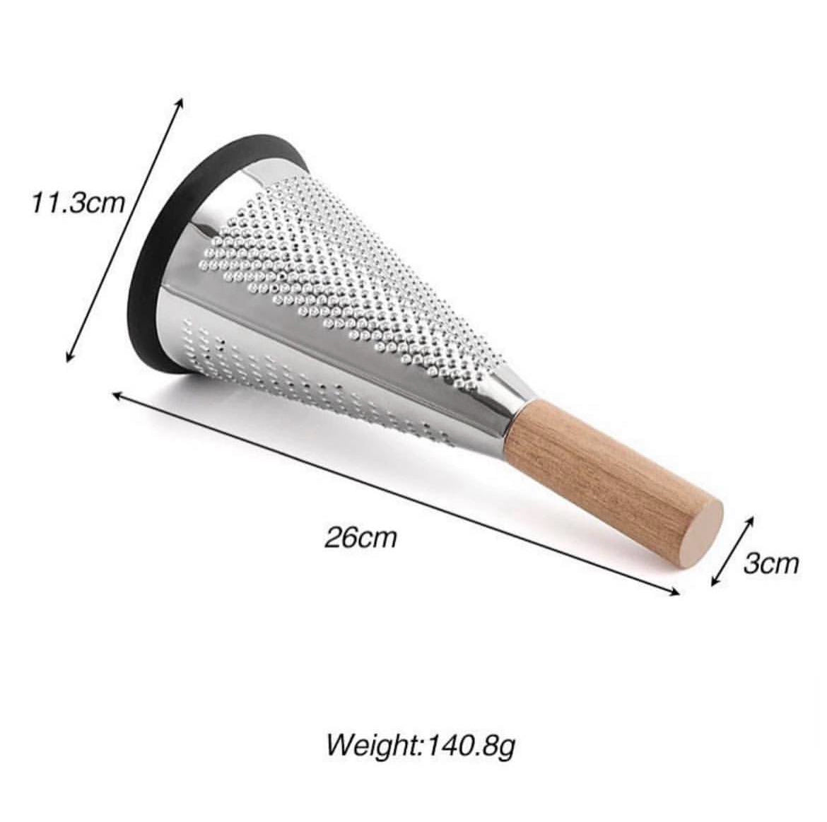 Stainless Steel Cone Shaped 3 Sided Grater