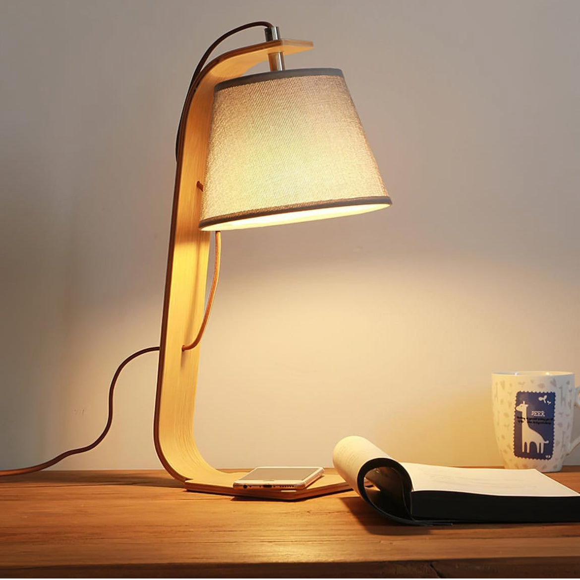 Nordic Style Bedside LED Lamp