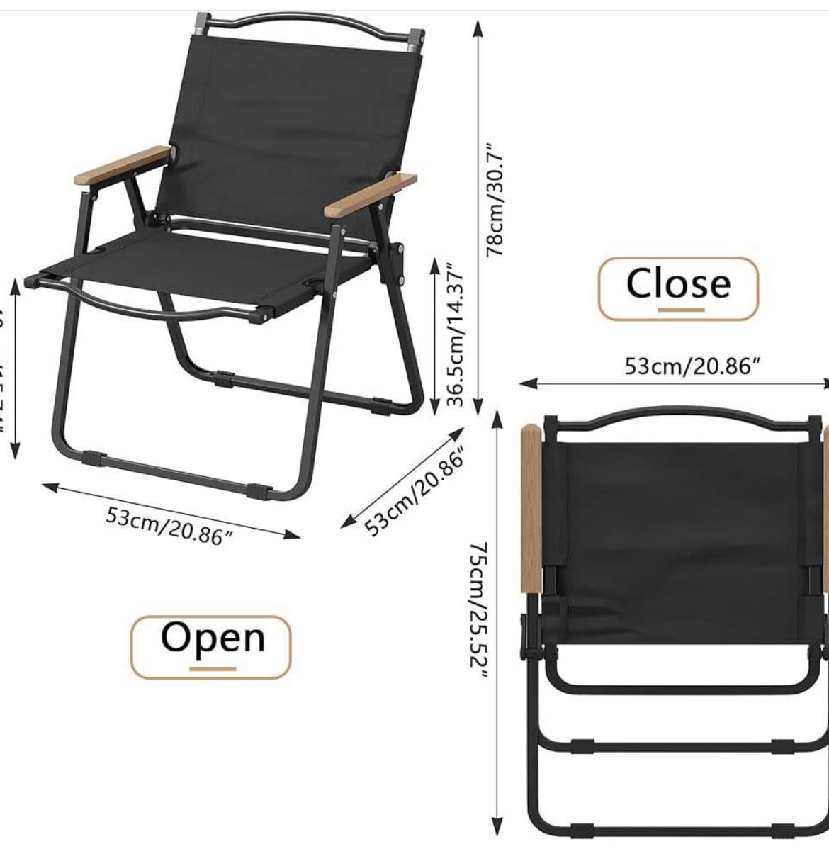 Outdoor Folding Camping Chair