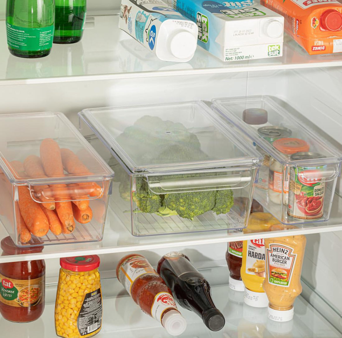 Fridge Organizer With Lid