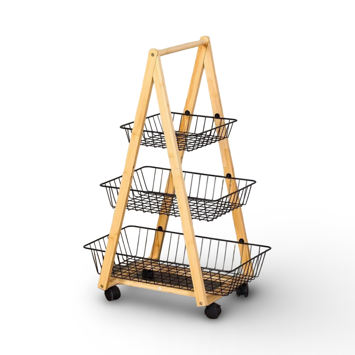 Momaz Three-Tire Metal Storage Rack