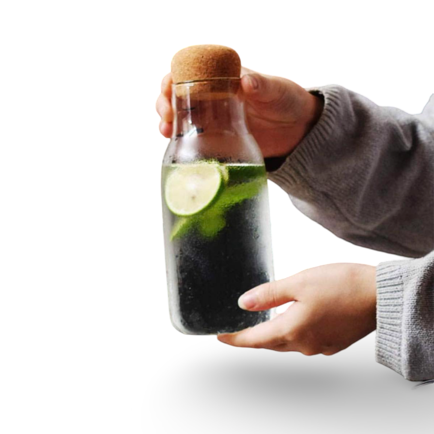 Clear Glass Bottles With Cork Lids