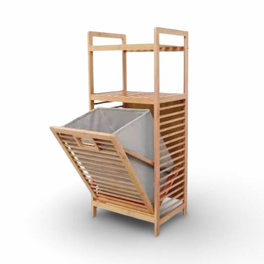 Laundry With 2-Tier Shelves