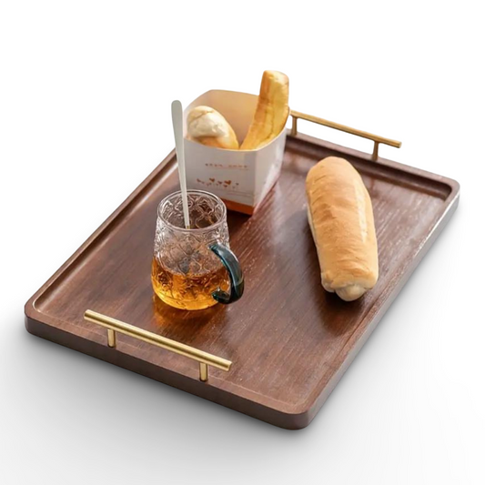 Wooden Serving Tray Set 3Pcs