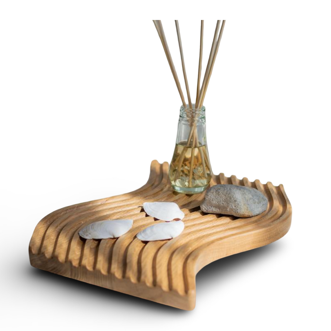 Decorative Wooden Wave tray