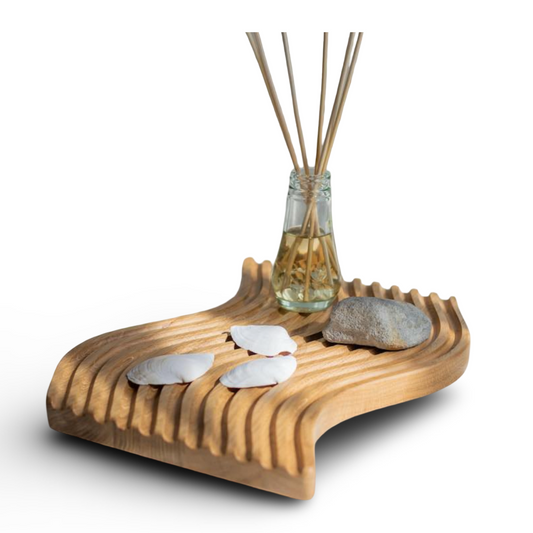 Decorative Wooden Wave tray
