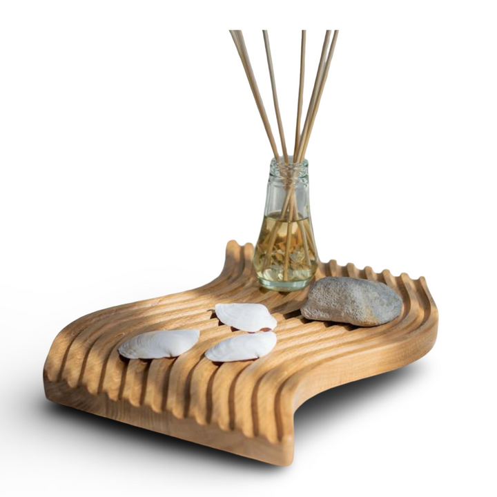 Decorative Wooden Wave tray